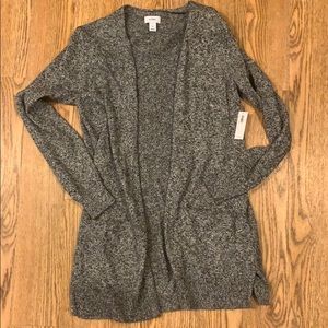 Long sleeve grey cardigan